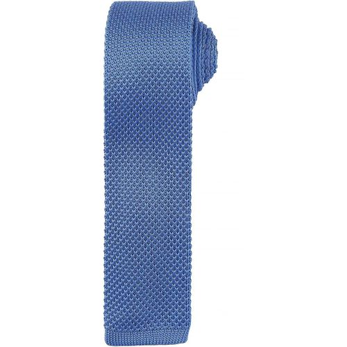 Cravate Fine Tricot?E - Pr789 - Bleu
