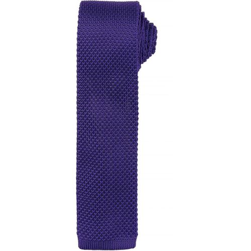 Cravate Fine Tricot?E - Pr789 - Violet