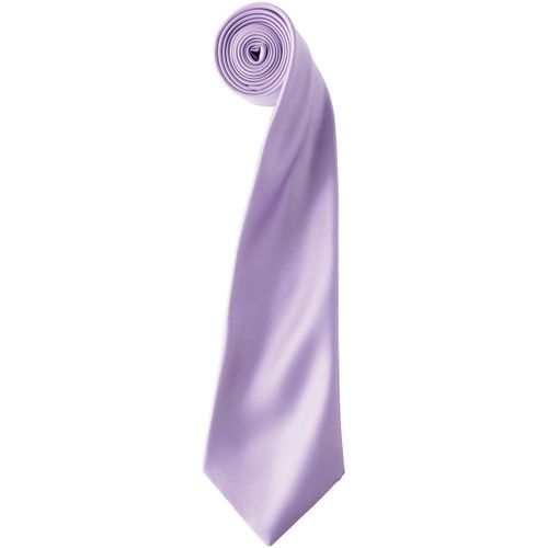 Cravate Satin Unie - Pr750 - Violet Lilas