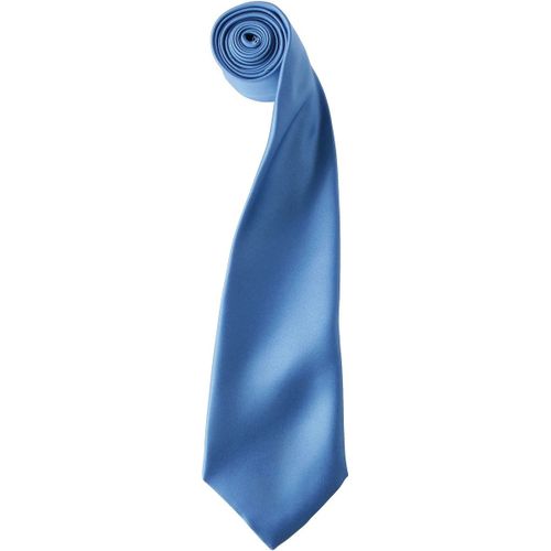 Cravate Satin Unie - Pr750 - Bleu