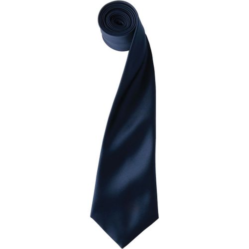 Cravate Satin Unie - Pr750 - Bleu Marine