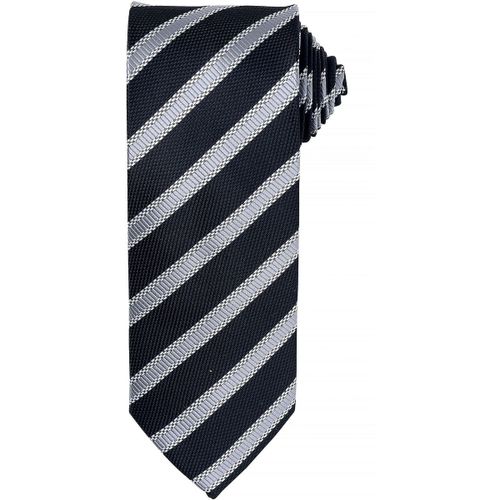 Cravate Ray?E - Pr783 - Noir Et Gris