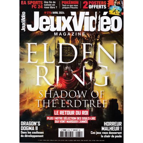 Jeux Vidéo Magazine - N°279 - Avril 2024 - Elden Ring - Shadow Of The Erdtree