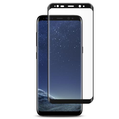 Film De Protection Samsung Galaxy S8 Plus Verre Trempé Noir Incurvé Resistant