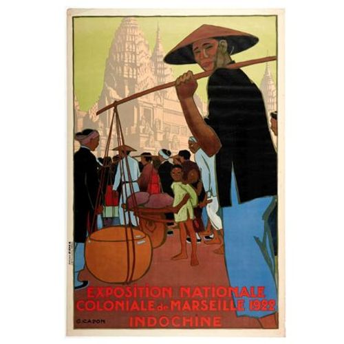 Affiche Indochine 1922