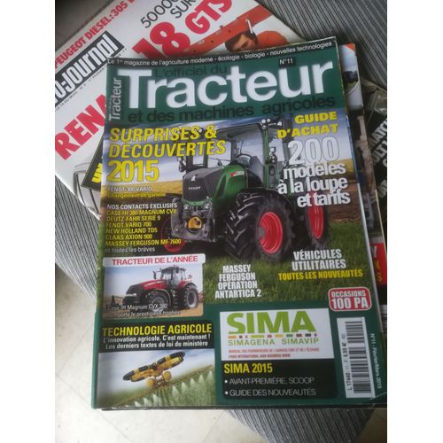 L Officiel Du Tracteur 11 De 2015 Massey Ferguson Mf 7600,Claas Axion 900,Case Ih Magnum Cvx 380,New Holland Td5,Deutz Fahr 9340 Ttv,Fendt 700 Vario,Iveco Daily