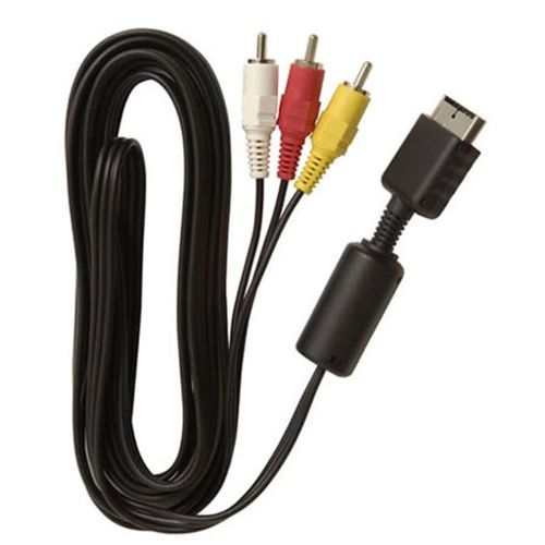 AV Câble Audio Vidéo Câble RCA A / V 6Z Pour Slim PlayStation PS1 PS2 PS3