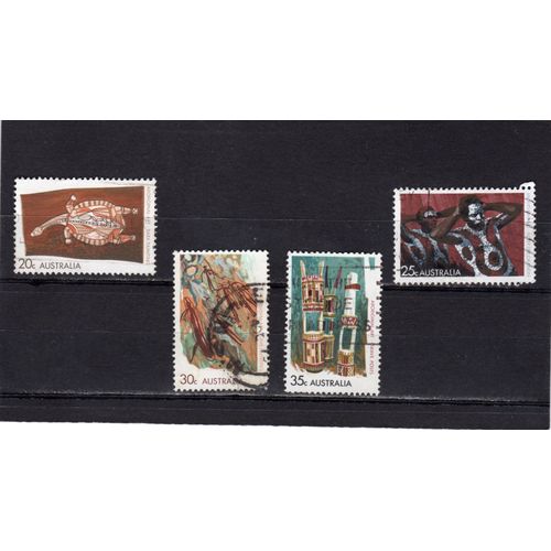 Timbres-Poste DAustralie (Art Aborigène)