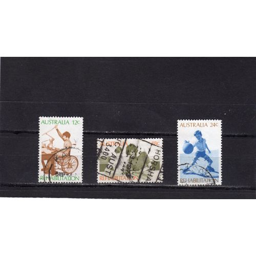Timbres-Poste DAustralie (Rééducation Professionnelle Des Invalides)