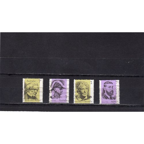 Timbres-Poste DAustralie (Personnages Illustres)