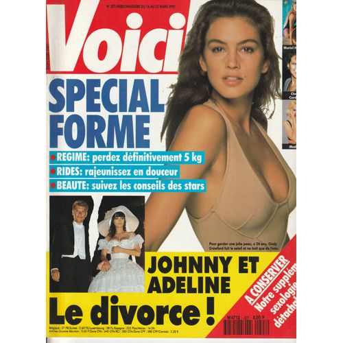 Nick Nolte 2p/ Eric Clapton 2p/ Giovana Amati 2p/ Johnny Hallyday Adeline Blondieau 2p/ La Cicciolina 1.5p/ Michele Torr 1/2p/ Elvis Presley 2p/ Cindy Crawford 1.5p/ Articles Photo Karen Cheryl / 227