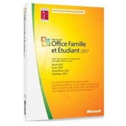 Office Home And Student 2007 (3 Postes) Pc