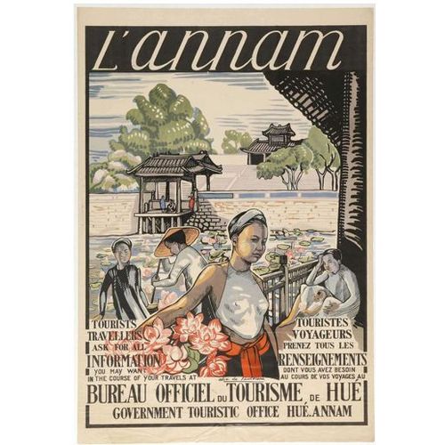 Affiche L'annam Vietnam