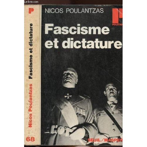 Fascisme Et Dictature- Collection Politique N°68