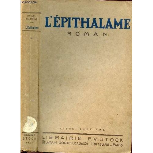 L Epithalame Tome Ii