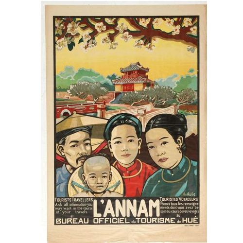 Affiche L'annam Vietnam
