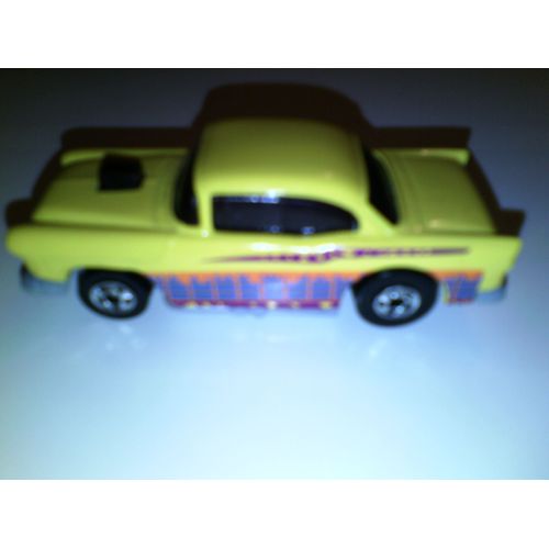 Hot Wheels Mattel 1978 55 Chevy Chevrolet Bel Air Jaune-Mattel