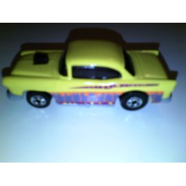 Hot Wheels Mattel 1978 55 Chevy Chevrolet Bel Air Jaune-Mattel