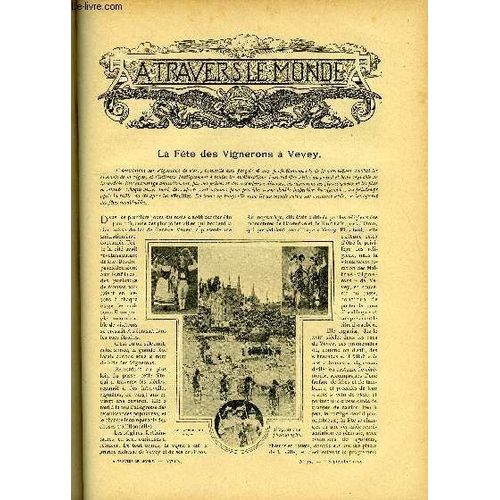A Travers Le Monde N° 35 - La Fête Des Vignerons A Vevey, Les Droits Des Russes Sur Sakhaline Et Les Prétentions Du Japon, L Affaire De Missoum-Missoum, Les Projets De M. Willcocks : L Irrigation De(...)
