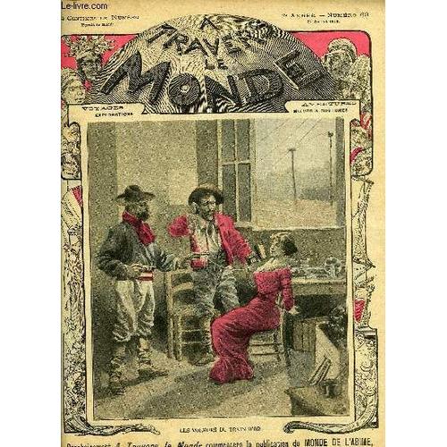 A Travers Le Monde N° 63 - Les Voleurs Du Train D Or Par Will Sanderson, Le Maitre Du Mystère Par Le Captain Hidden, Chez Les Gaulois Par Noel De Saize, Le Trésor Des Incas Par Gaston Rayssac(...)