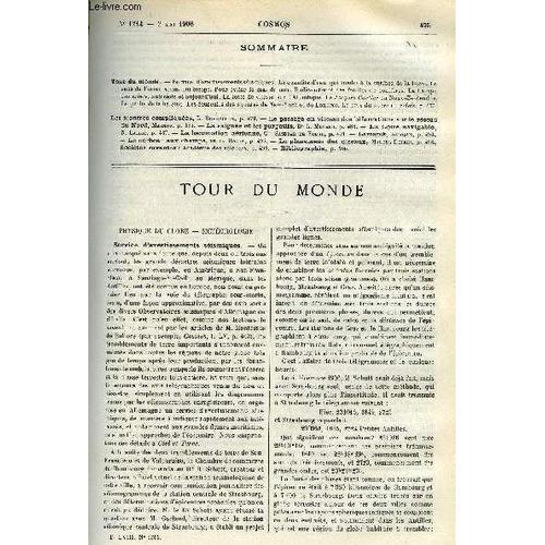 Le Cosmos - Revue Des Sciences Et De Leurs Applications N° 1214 - Service D Avertissements Séismiques, La Quantité D Eau Qui Tombe A La Surface De La Terre, Le Sens De L Orientation, Du Biceps, Pour(...)