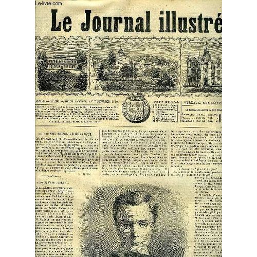 Le Journal Illustre N° 260 - Le Prince Royal De Belgique Par H.M, Les Trois-Moutiers Par Jacques Bonus, Les Honnêtes Gens : Mademoiselle De Champrosay Xxxvii Par Etienne Enault, Horace Vernet Par(...)
