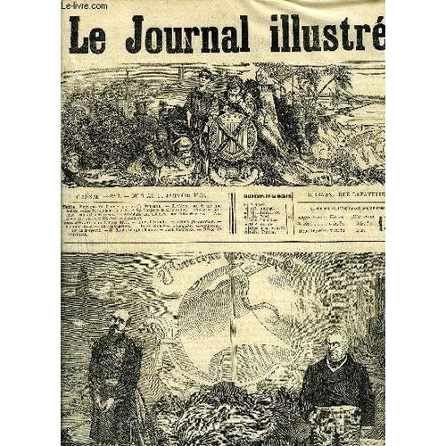 Le Journal Illustre N° 1 - Les Prétendants Par X, La Taupe Et La Grenouille, Académie Des Sciences Par Félix Hément, Aux Abonnés Du Journal Illustré, Gravures : Revue De L Année 1871, Duc D Aunale(...)