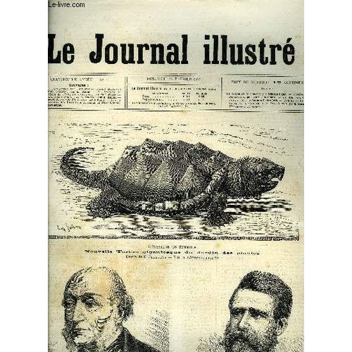 Le Journal Illustre N° 7 - La Tortue Gigantesque Par E. Juillerat, Michel Alcan Le Lieutenant Cameron Par H. Meyer, Les Travaux De L Exposition De 1878 Au Trocadéro Par Karl Fichot, Les Faits Divers(...)
