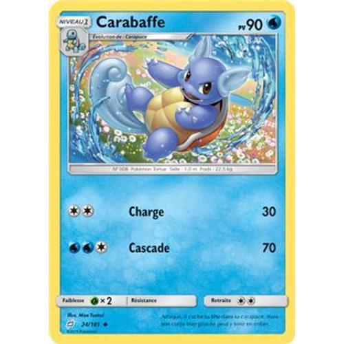Carabaffe reverse-sl09:duo shock French designer card pokemon 24/181 