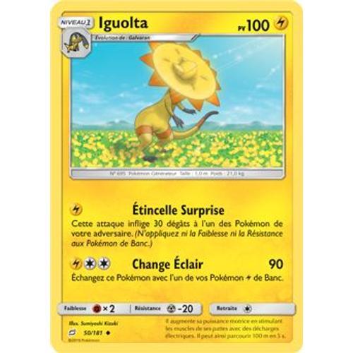 Carte Pokémon - Iguolta - 50/181 - Duo De Choc
