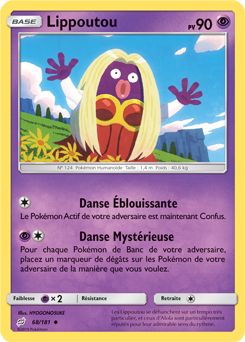 Carte Pokémon - Lippoutou - 68/181 - Duo De Choc