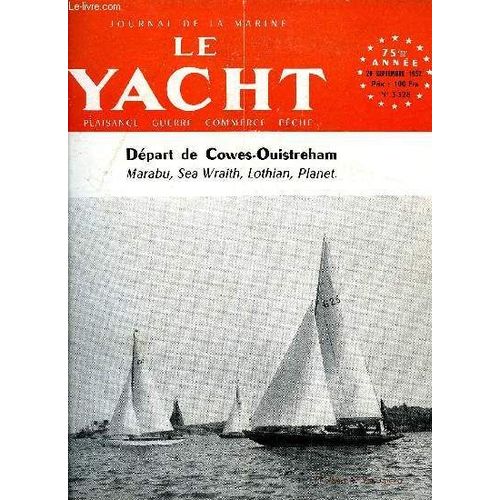 Le Yacht N° 3328 - Offshore Par J.H. Illingworth, Straulino, Champion D Europe Et Du Monde De Stars, Matter, Champion National Des Requins Par Pierre Mens, De Port Manech A Orio Et Retour Sur Le(...)