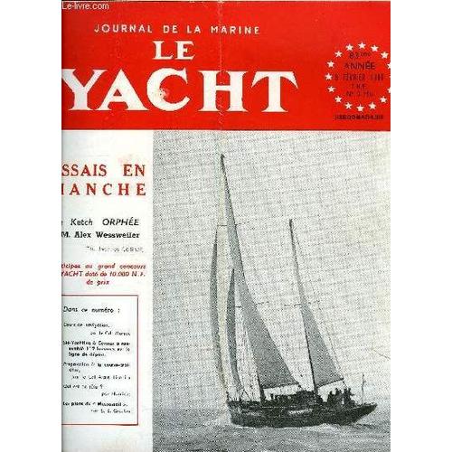 Le Yacht N° 3710 - Préparation Olympique, 112 Bateaux A Cannes Pour Ski-Yachting, Mort De L Amiral Barjot, Cours De Navigation Par Le Cdt Marrec - Leçon N°F - Le Point Estimé, Croisière Et(...)