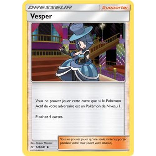 Carte Pokémon - Vesper - 141/181 - Duo De Choc