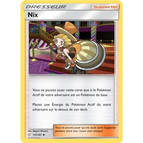 Carte Pokémon - Nix - 151/181 - Duo De Choc