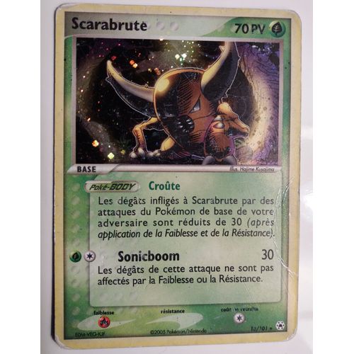 Scarabrute 13/101 Holo Set Ex Légendes Oubliées Fr