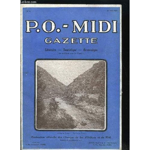 P.O.- Midi Gazette N° 6 - Cher Maitre Par Pierre Valdagne, Visions Bretonnes Par Pascale De Lannoy - Soir Sur La Lande, Le Manteau Rouge Par Jean Marot, Assier (Lot) Son Chateau Et Son Église, Salers(...)