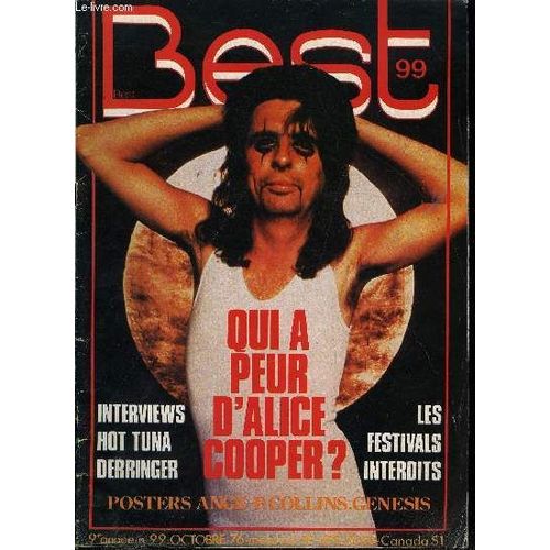Best N° 99 - Hot Tuna Interview Jorma Kaukonen Par Jean Gilles Blum, Derringer Par Francis Dordor, Festivals Interdits Par Christian Lebrun, Festival De Mont De Marsan Par Alain Pons, Brenda Jackson(...)