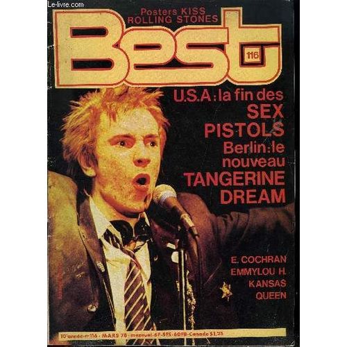 Best N° 116 - Mars, Terry Kath, Sound Check Par Jean Denis Castellane, Kansas Par Hervé Picart, Tangerine Dream Par Hervé Picart, Emmylou Harris Par Francis Dordor, Queen Par Sacha Reins, Cheap(...)