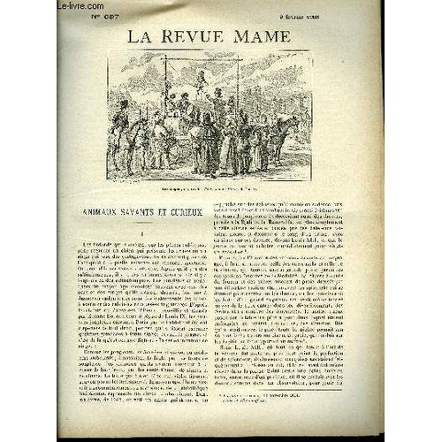 La Revue Mame N° 697 - Animaux Savants Et Curieux Par Victor Fournel, Mort Du Cardinal Richard, Point De Direction Par Georges D Esparbès, Le Plus Haut Phare De France Par Charles Le Goffic(...)