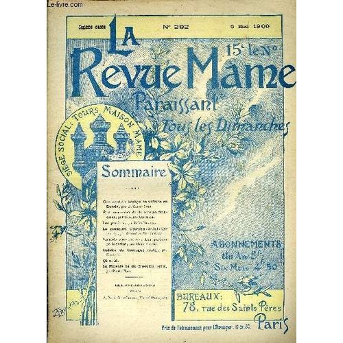 La Revue Mame N° 292 - Comment On Voyage En Voiture En Russie Par G. Saint-Yves, Etat Sommaire De La Marine Française Par Georges Contesse, Les Perdrix Par Jules Renard, Le Maréchal Gouvion-Saint-Cyr(...)