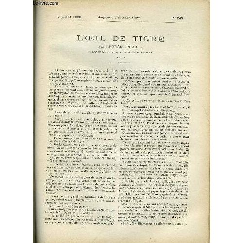 Supplement A La Revue Mame N° 248 - L Oeil De Tigre (Suite) Par Georges Pradel, Illustrations D Alfred Paris