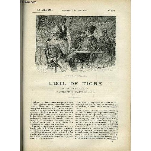 Supplement A La Revue Mame N° 250 - L Oeil De Tigre (Suite) Par Georges Pradel, Illustrations D Alfred Paris