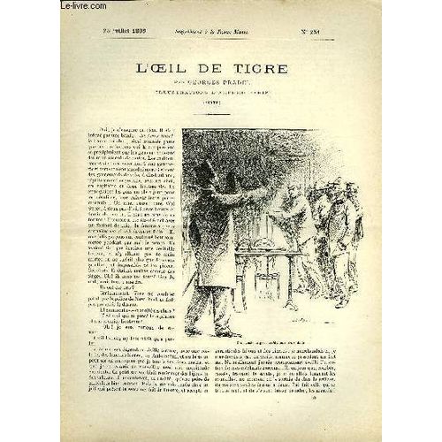 Supplement A La Revue Mame N° 251 - L Oeil De Tigre (Suite) Par Georges Pradel, Illustrations D Alfred Paris