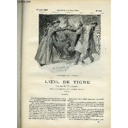 Supplement A La Revue Mame N° 254 - L Oeil De Tigre (Suite) Viii. Par Georges Pradel, Illustrations D Alfred Paris