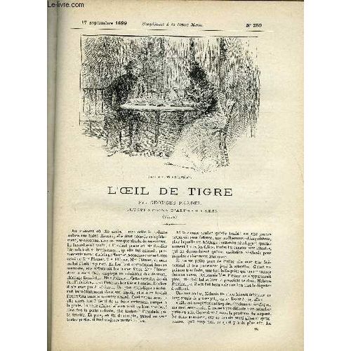 Supplement A La Revue Mame N° 259 - L Oeil De Tigre (Suite) Iii. Par Georges Pradel, Illustrations D Alfred Paris