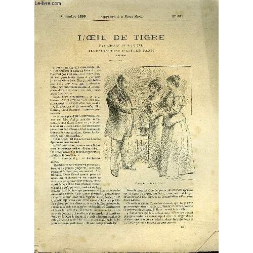 Supplement A La Revue Mame N° 261 - L Oeil De Tigre (Suite) Par Georges Pradel, Illustrations D Alfred Paris