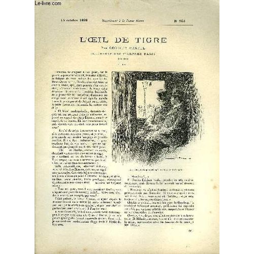 Supplement A La Revue Mame N° 263 - L Oeil De Tigre (Suite) Par Georges Pradel, Illustrations D Alfred Paris