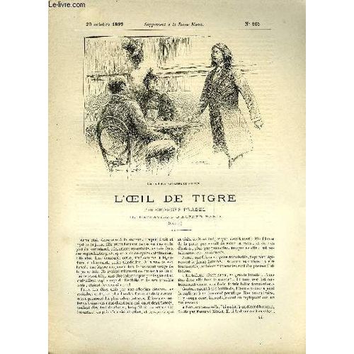 Supplement A La Revue Mame N° 265 - L Oeil De Tigre (Suite) Par Georges Pradel, Illustrations D Alfred Paris