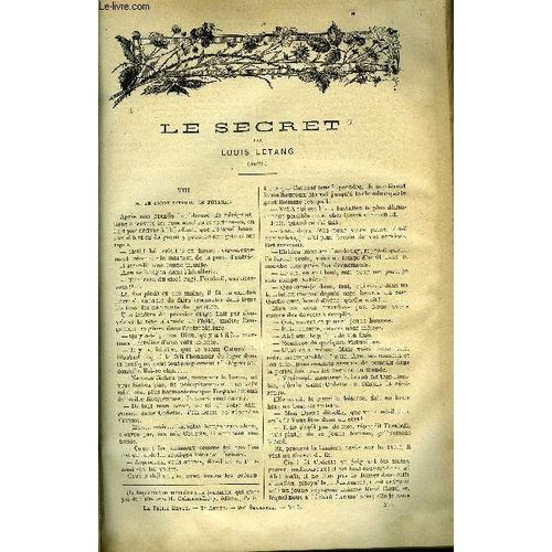 La Petite Revue N° 63 - Le Secret (Suite) Par Louis Létang, Carnot Par Hippolyte Carnot, Latour D Auvergne Par Michelet, Un Chemin De Fer Glissant Par Paul Blaise, A Travers L Exposition Par Fernand(...)